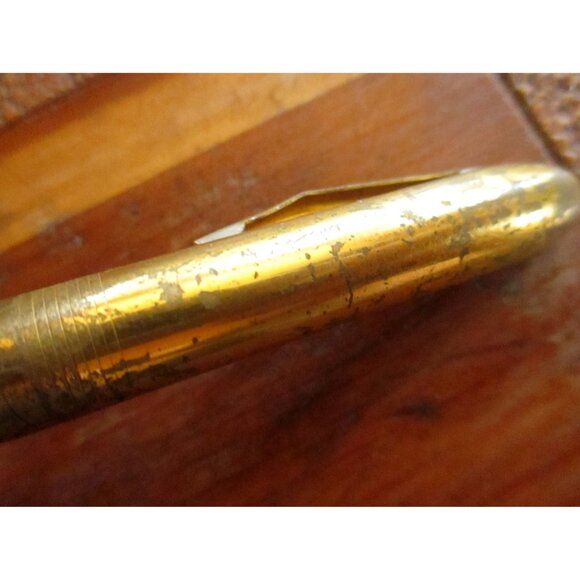 vintage wearever green/Goldtone Relic Patina Working mechanical lead pencil - Picture 4 of 6